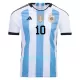 Camisola Argentina 3 Star MARADONA 10 Homem Equipamento 1ª Mundial 2022