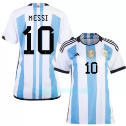Camisola Argentina 3 Star MESSI 10 Mulher Mundial 2022 Camisola Argentina 3 Star MESSI 10 Mulher Mundial 2022