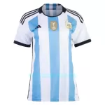 Camisola Argentina 3 Star Mulher Equipamento 1ª Mundial 2022