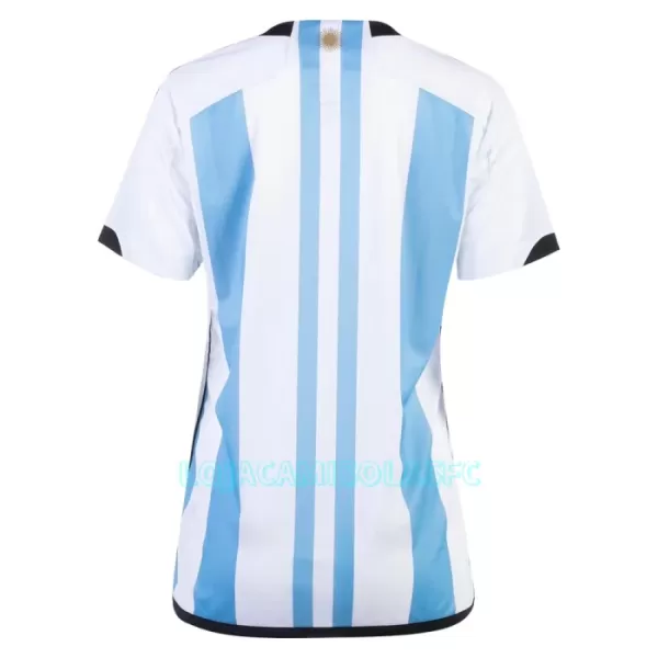 Camisola Argentina 3 Star Mulher Equipamento 1ª Mundial 2022