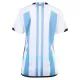 Camisola Argentina 3 Star Mulher Equipamento 1ª Mundial 2022