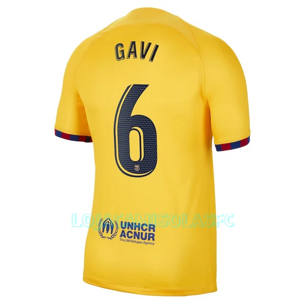 Camisola FC Barcelona GAVI 6 Homem Equipamento 4ª 2022/23