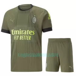 Camisola AC Milan Criança Equipamento 3ª 2022/23