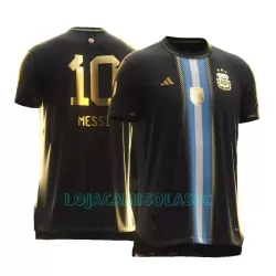 Camisola Argentina MESSI 10 Golden Bisht Edition Homem Camisola Argentina MESSI 10 Golden Bisht Edition Homem