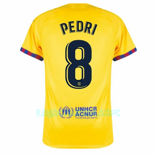 Camisola Barcelona Pedri 8 Homem Equipamento 4ª 2022/23