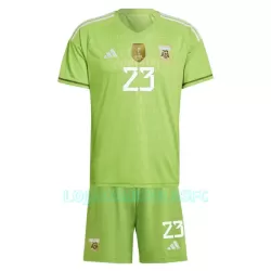 Camisola Guarda-Redes Argentina Emiliano Martinez 23 Criança Equipamento 1ª Mundial 2022