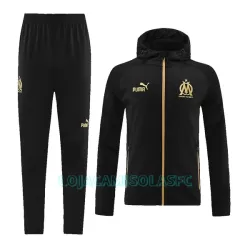 Casaco Capuz Treino Olympique Marseille Homem 2022/23 Preta Casaco Capuz Treino Olympique Marseille Homem 2022/23 Preta