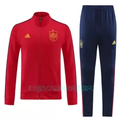 Casaco de Treino Conjunto Espanha Homem 2022/23 Vermelha Casaco de Treino Conjunto Espanha Homem 2022/23 Vermelha