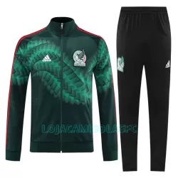 Casaco de Treino Conjunto México Homem 2022 Preto Verde Casaco de Treino Conjunto México Homem 2022 Preto Verde