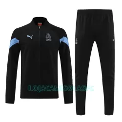 Casaco de Treino Conjunto Olympique Marseille Homem 2022/23 Preta Casaco de Treino Conjunto Olympique Marseille Homem 2022/23 Preta
