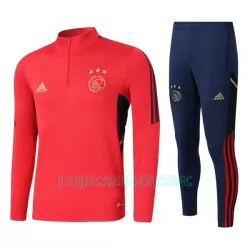 Sweat de Treino Ajax Amsterdam Criança Quarto-Zíper 2022/23 Vermelha Sweat de Treino Ajax Amsterdam Criança Quarto-Zíper 2022/23 Vermelha