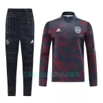 Sweat de Treino Bayern de Munique Homem Quarto-Zíper 2022/23 Cinza