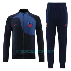 Sweat de Treino Conjunto Barcelona Homem 2022/23 Preto Azul Sweat de Treino Conjunto Barcelona Homem 2022/23 Preto Azul