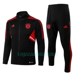 Sweat de Treino Conjunto Bayern de Munique Homem 2022/23 Preto Vermelho Sweat de Treino Conjunto Bayern de Munique Homem 2022/23 Preto Vermelho