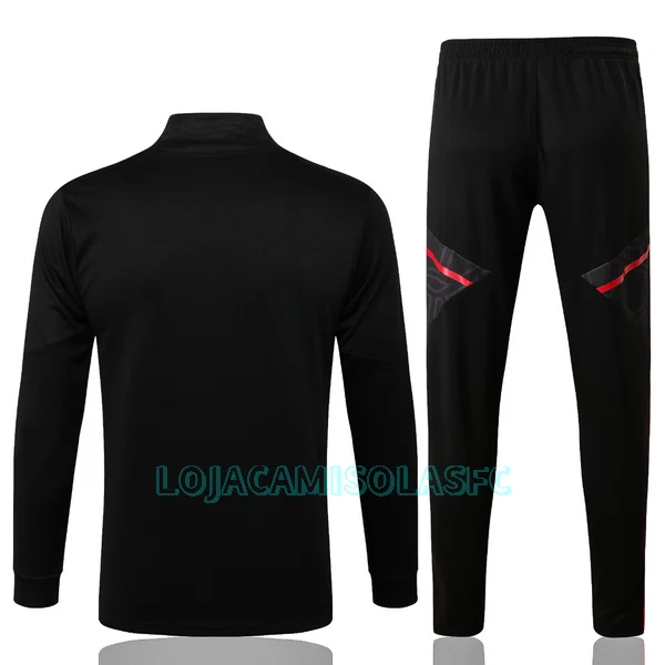 Sweat de Treino Conjunto Bayern de Munique Homem 2022/23 Preto Vermelho