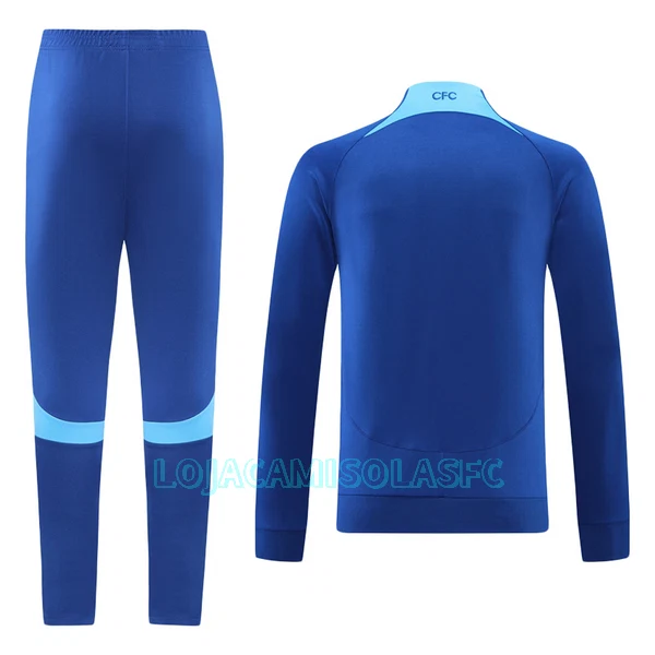 Sweat de Treino Conjunto Chelsea Homem 2022/23 Azul