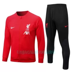 Sweat de Treino Conjunto Liverpool Homem 2022/23 Vermelha Sweat de Treino Conjunto Liverpool Homem 2022/23 Vermelha