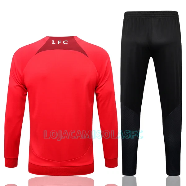 Sweat de Treino Conjunto Liverpool Homem 2022/23 Vermelha