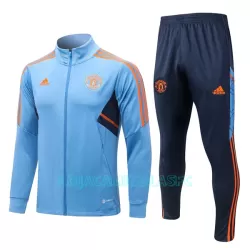 Sweat de Treino Conjunto Manchester United Homem 2022/23 Azul Claro Sweat de Treino Conjunto Manchester United Homem 2022/23 Azul Claro