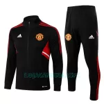 Sweat de Treino Conjunto Manchester United Homem 2022/23 Preto Vermelho