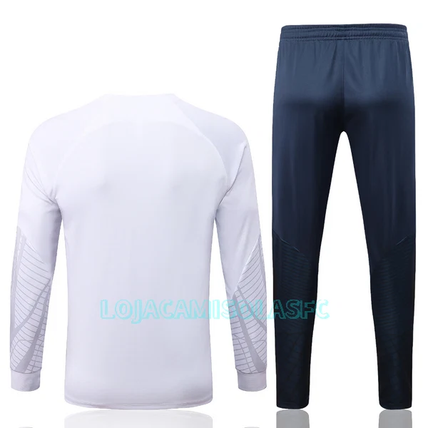 Sweat de Treino Conjunto Paris Saint-Germain Criança 2022/23 Branca