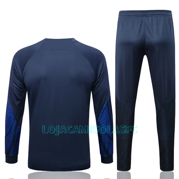 Sweat de Treino Conjunto Paris Saint-Germain Criança 2022/23 Navy