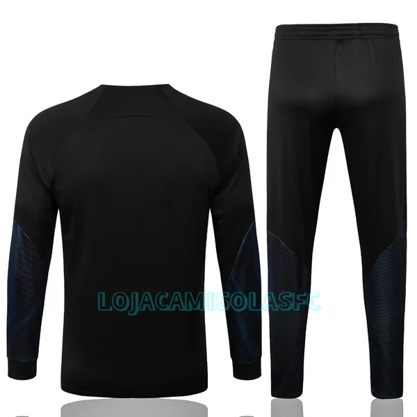 Sweat de Treino Conjunto Portugal Homem 2022/23 Preta