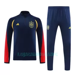 Sweat de Treino Espanha Homem Quarto-Zíper 2022/23 Azul Sweat de Treino Espanha Homem Quarto-Zíper 2022/23 Azul