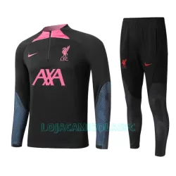 Sweat de Treino Liverpool Criança Quarto-Zíper 2022/23 Preta Sweat de Treino Liverpool Criança Quarto-Zíper 2022/23 Preta