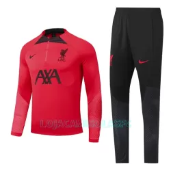 Sweat de Treino Liverpool Criança Quarto-Zíper 2022/23 Vermelha Sweat de Treino Liverpool Criança Quarto-Zíper 2022/23 Vermelha