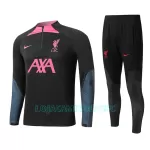 Sweat de Treino Liverpool Homem Quarto-Zíper 2022/23 Preta