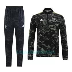 Sweat de Treino Manchester United Homem Quarto-Zíper 2022/23 Preta Sweat de Treino Manchester United Homem Quarto-Zíper 2022/23 Preta