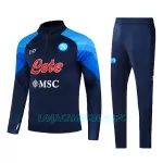 Sweat de Treino Napoli Homem Quarto-Zíper 2022/23 Azul