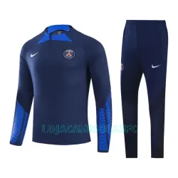 Sweat de Treino Paris Saint-Germain Criança Quarto-Zíper 2022/23 Navy Sweat de Treino Paris Saint-Germain Criança Quarto-Zíper 2022/23 Navy