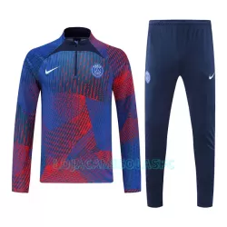 Sweat de Treino Paris Saint-Germain Homem Quarto-Zíper 2022/23 Azul Vermelho Sweat de Treino Paris Saint-Germain Homem Quarto-Zíper 2022/23 Azul Vermelho