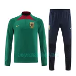 Sweat de Treino Portugal Homem Quarto-Zíper 2022 Verde