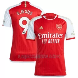 Camisola Arsenal G. Jesus 9 Homem Equipamento 1ª 2023/24 Camisola Arsenal G. Jesus 9 Homem Equipamento 1ª 2023/24