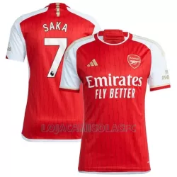 Camisola Arsenal Saka 7 Homem Equipamento 1ª 2023/24 Camisola Arsenal Saka 7 Homem Equipamento 1ª 2023/24