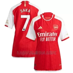 Camisola Arsenal Saka 7 Mulher Equipamento 1ª 2023/24 Camisola Arsenal Saka 7 Mulher Equipamento 1ª 2023/24