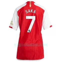 Camisola Arsenal Saka 7 Mulher Equipamento 1ª 2023/24