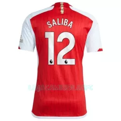 Camisola Arsenal Saliba 12 Homem Equipamento 1ª 2023/24