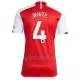 Camisola Arsenal White 4 Homem Equipamento 1ª 2023/24