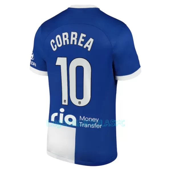 Camisola Atlético Madrid Correa 10 Homem Equipamento 2ª 2023/24
