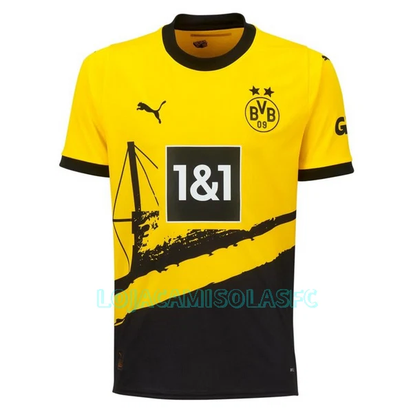 Camisola Borussia Dortmund Criança Equipamento 1ª 2023/24