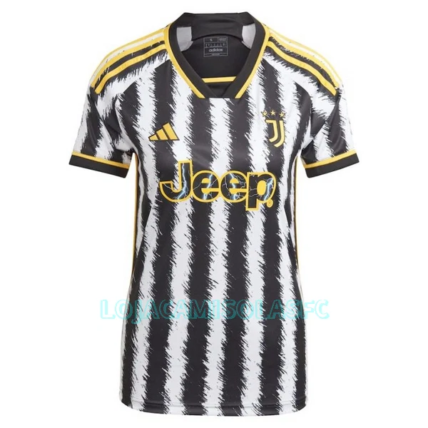 Camisola Juventus Chiesa 7 Mulher Equipamento 1ª 2023/24
