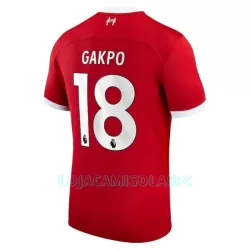 Camisola Liverpool Gakpo 18 Homem Equipamento 1ª 2023/24