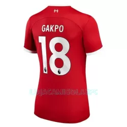 Camisola Liverpool Gakpo 18 Mulher Equipamento 1ª 2023/24