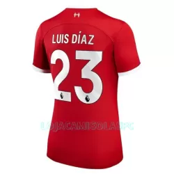 Camisola Liverpool Luis Díaz 23 Mulher Equipamento 1ª 2023/24