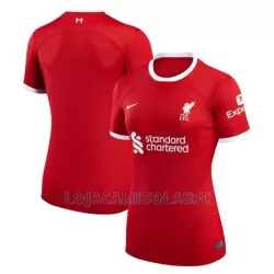 Camisola Liverpool Mulher Equipamento 1ª 2023/24 Camisola Liverpool Mulher Equipamento 1ª 2023/24