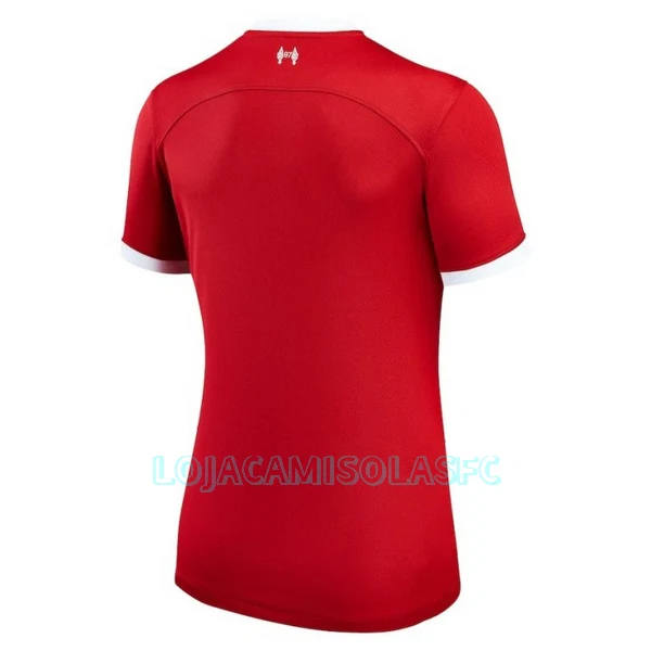 Camisola Liverpool Mulher Equipamento 1ª 2023/24